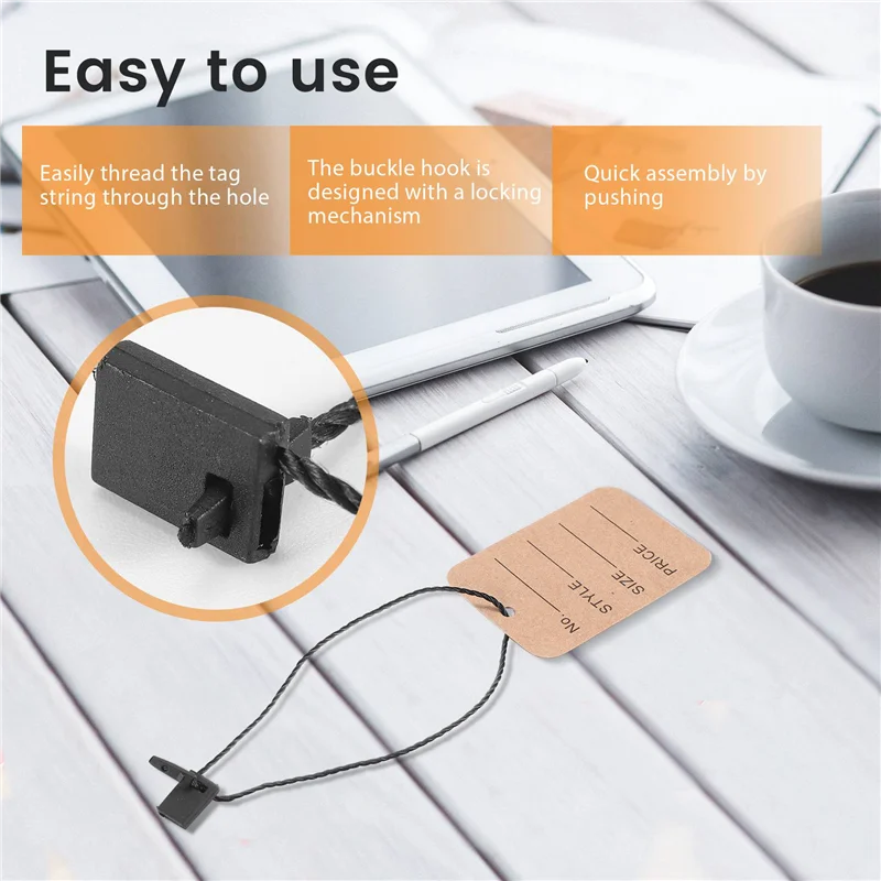 LICE-1000 шт. ценники и веревка для подвешивания, бирки для одежды, бирки для маркировки одежды, бирки для разметки одежды, бирки для магазинов