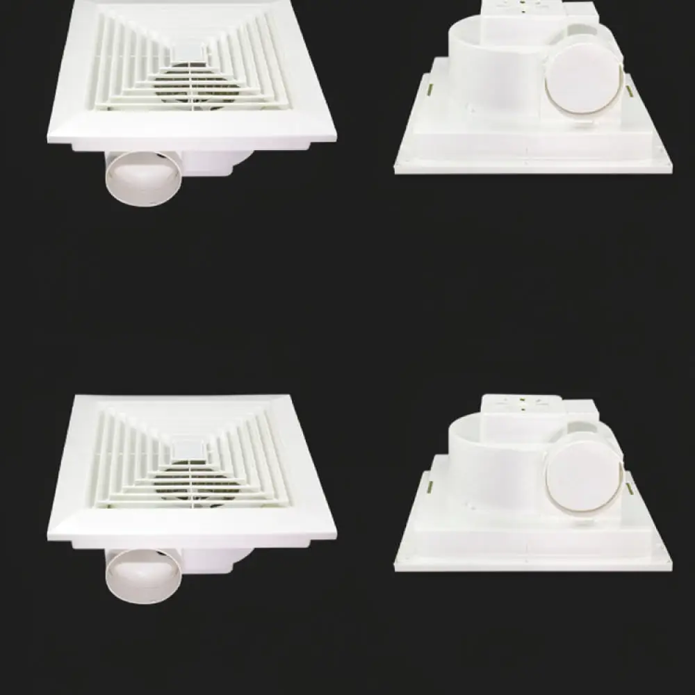 Embedded Ceiling Exhaust Blower Bathroom Kitchen Ventilation Fan Quiet Air Extractor Powerful Home Airflow System Compact Design