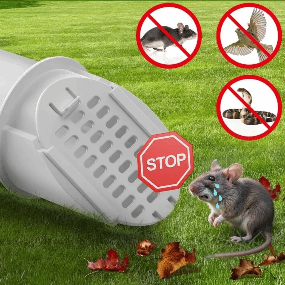 غطاء أنبوب تصريف دائري شديد التحمل مضاد للانسداد، شبكة فلتر مياه الأمطار المتينة، سهلة التركيب لمنع الحشرات