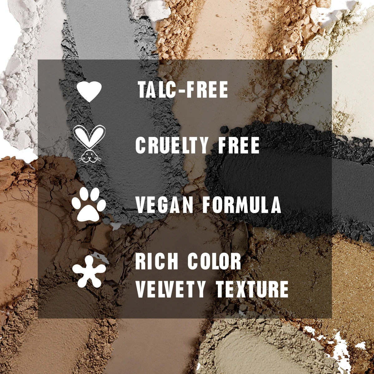 DEโLANCI 12 Color Neutral brown Grey Eyeshadow Makeup Palette,Matte Shimmer Daily Neutral Nude Naked Smoky Eye Shadow Makeup