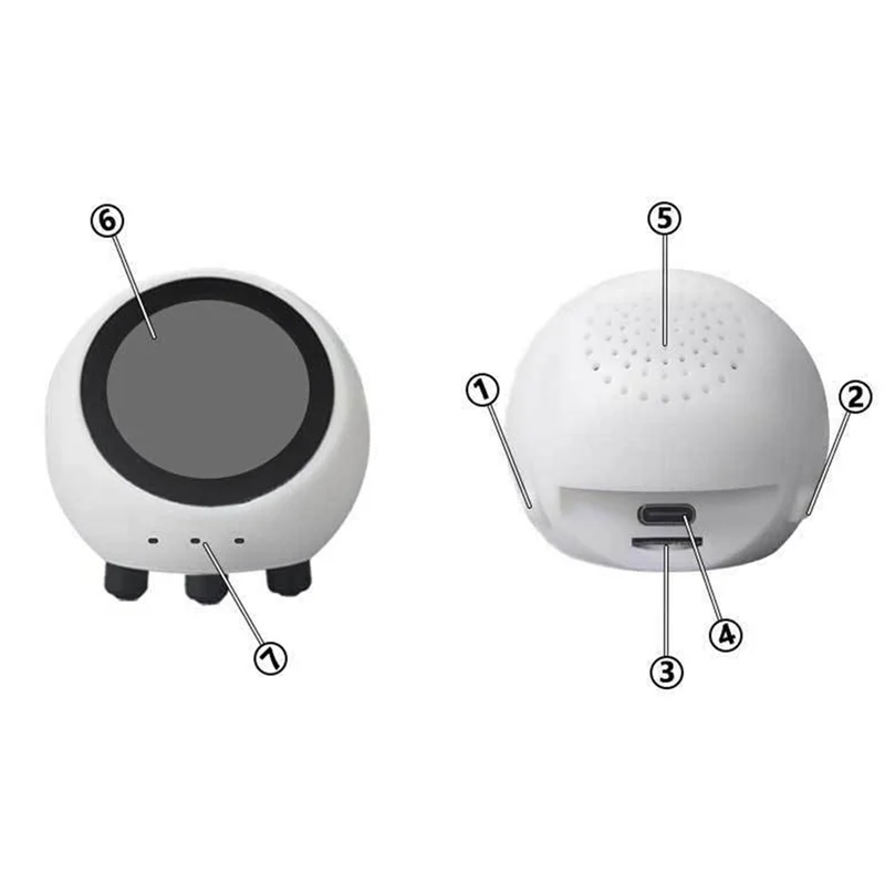 FFYY-Xiaozhi AI Voice Chat Robot Deepseek ESP32-S3 N16R8 Development Board Wifi BT BLE5 1.28" LCD Display For ESP Home Assistant