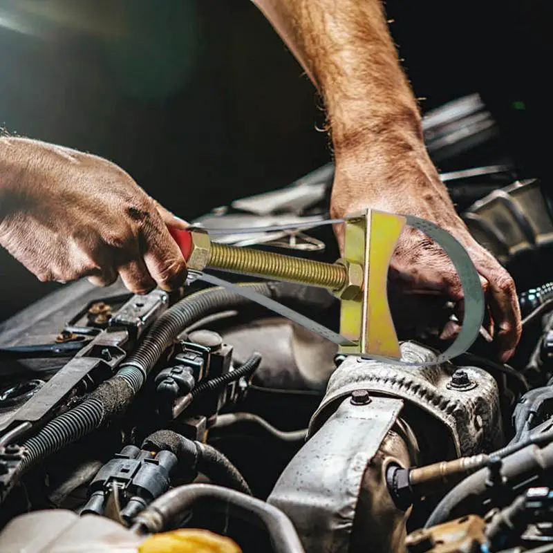 

Инструмент для снятия масляного фильтра, оборудование для обслуживания грузовиков, сверхмощный регулируемый ключ для снятия масляного фильтра для грузовых экскаваторов