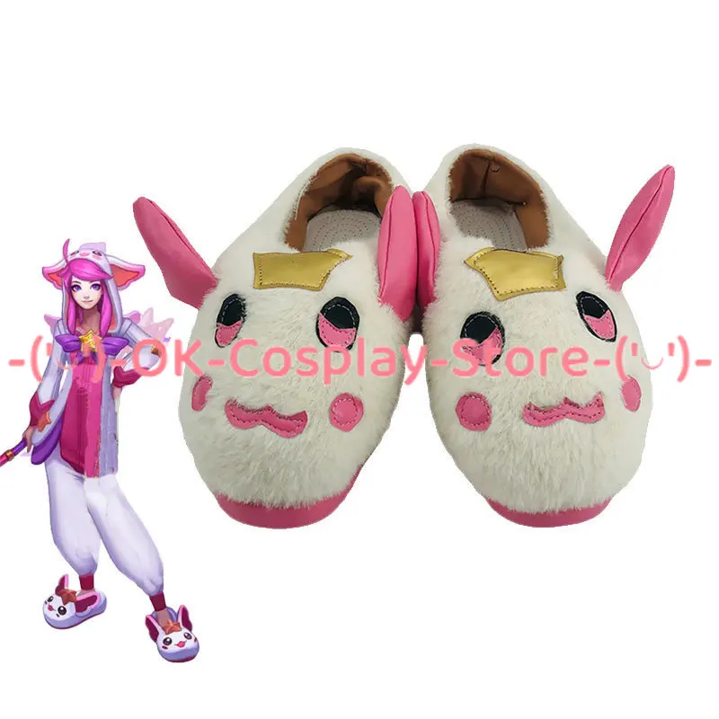 

Game LOL Luxanna Cosplay Shoes LUX Cosplay Props PU Leather Shoes Halloween Carnival Boots Custom Made