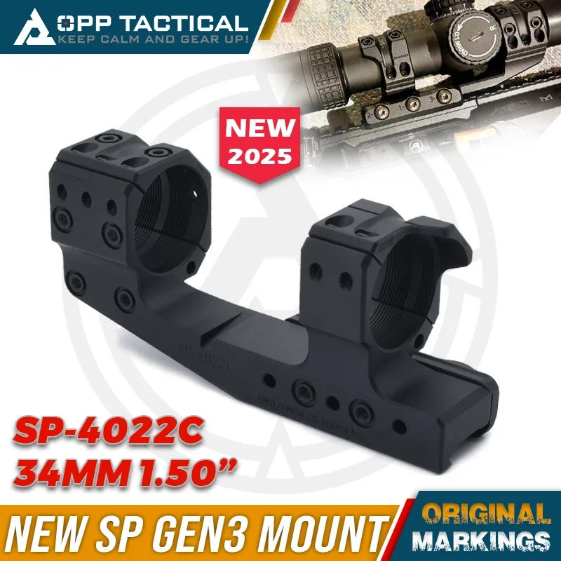 NEW 34mm SP-4022C 1.50inch hight 0MIL 0MOA PIC Gen3 Scope Mount