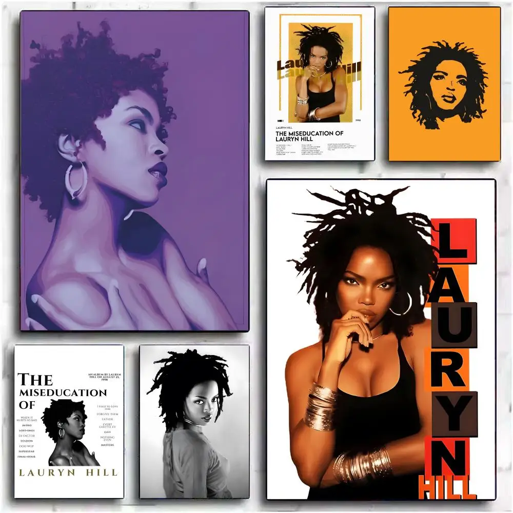 L-lauryn H-hill Anime Painting Calligraphy Canvas Poster: Crease Free Waterproof Durable All Space Wall Decor