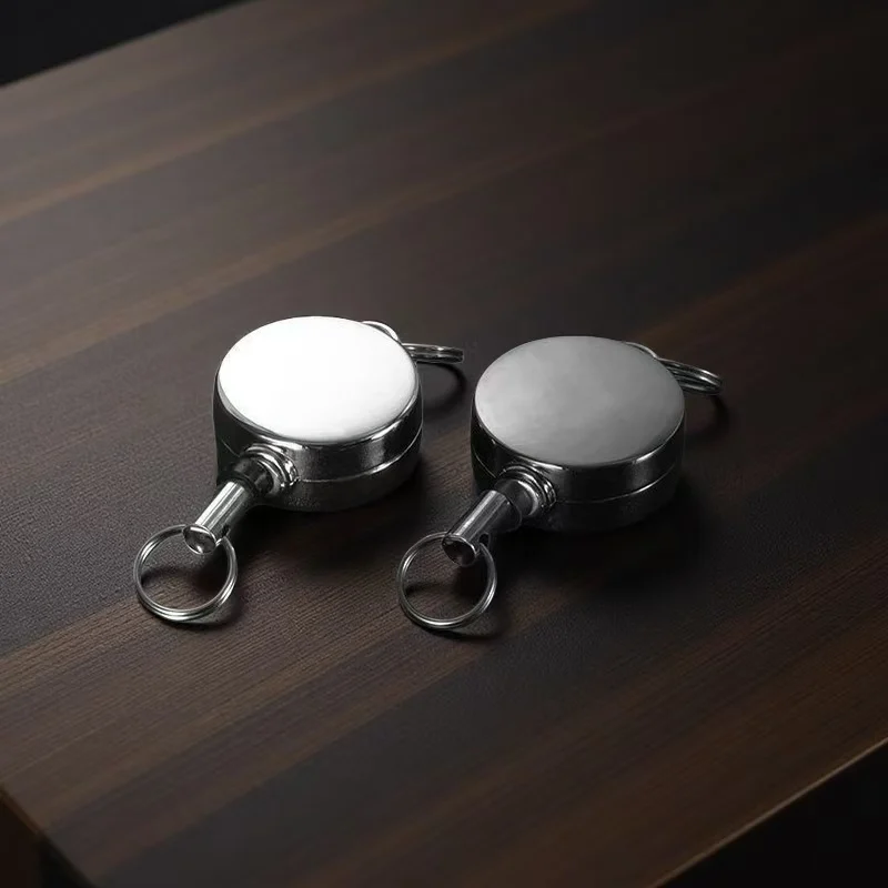 10 Mini High-bounce Retractable Badge Lanyards, Portable and Anti-theft, Easy To Pull, Suitable for Safety