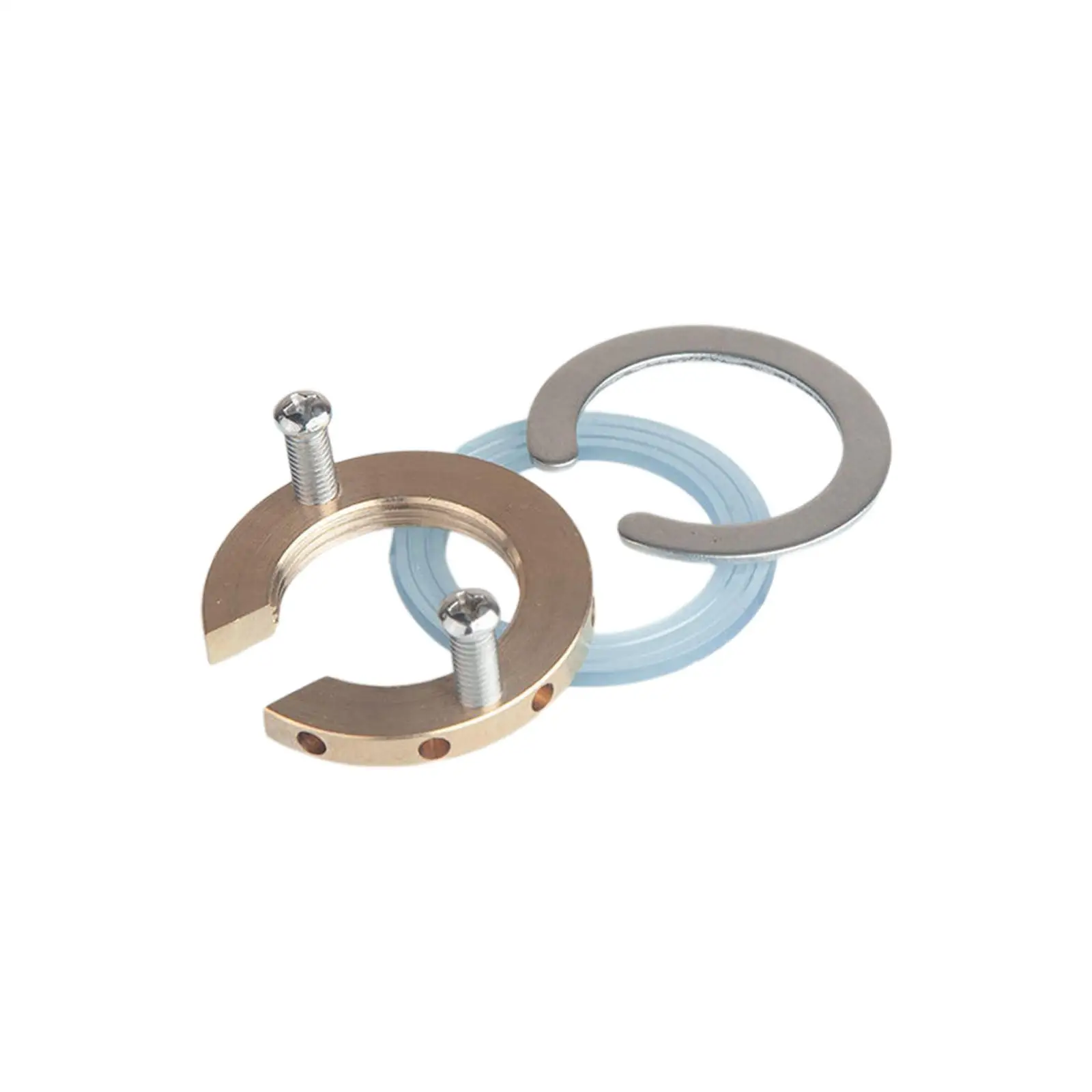 Single Hole Faucet Fixing Nuts Kit Accessory Strong and Durable for Kitchen Quick and Convenient Installation