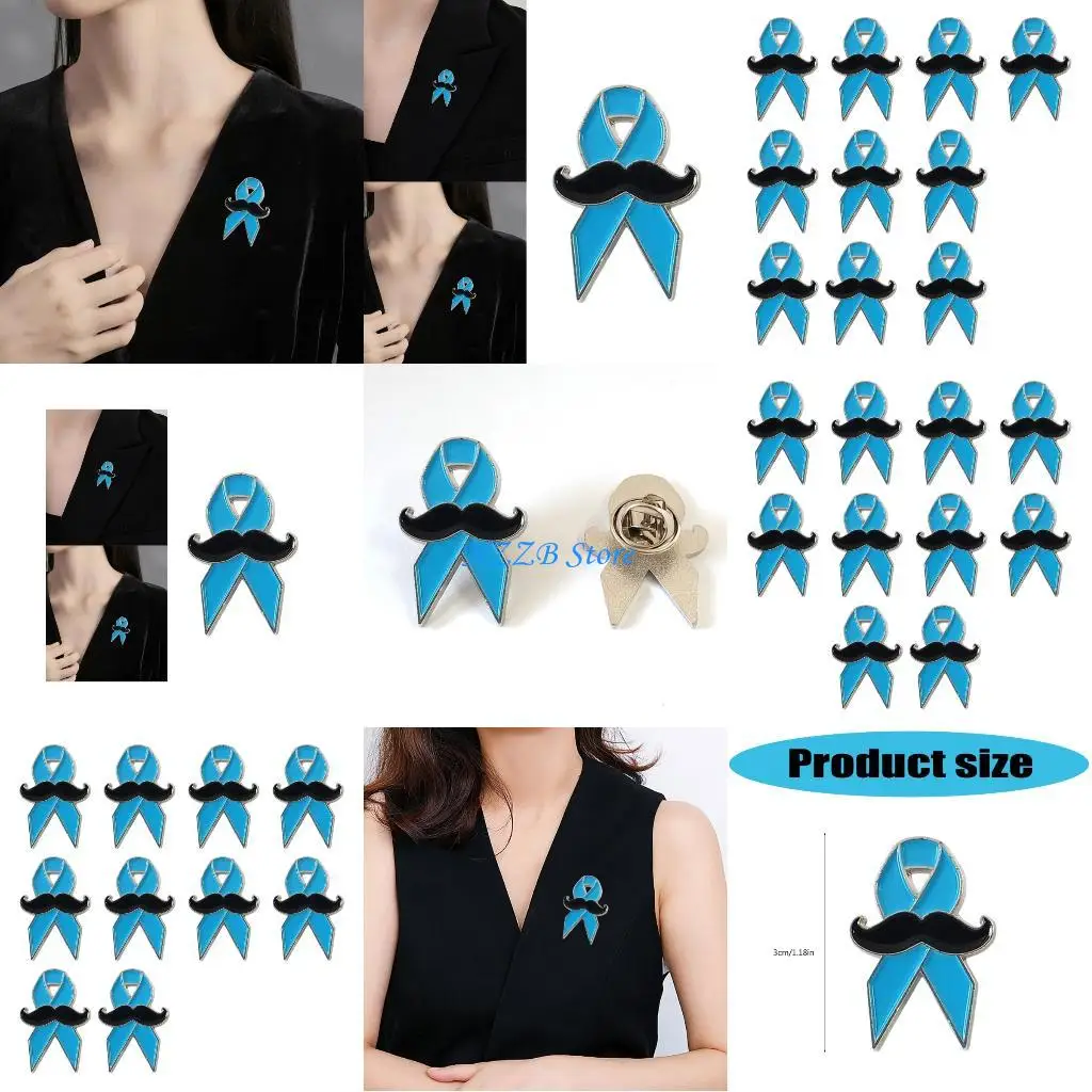 

T21F Metallic Mustache Patches Sewing Decoration For Creative Costume Designs