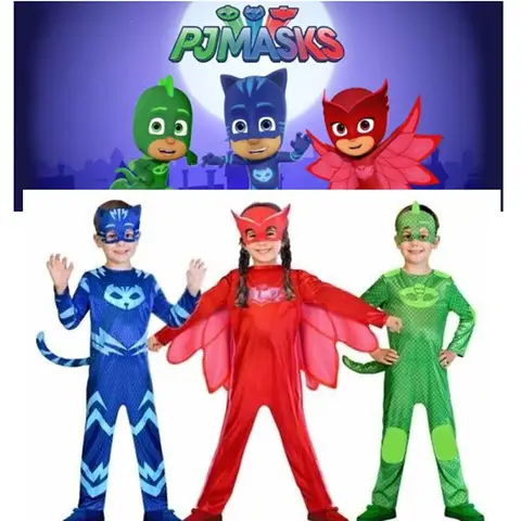 Pyjama masqué pour homme, Costume de COSPLAY Llittle Hero, Costumes de spectacle pour enfants, chat garçon, jeu de rôle, vêtements pour enfants