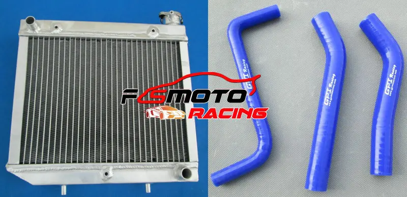 Aluminum radiator + Silicone hose FOR ATV Honda TRX450R TRX450 2004-2009 2005 2006 2007 2008 - view 3