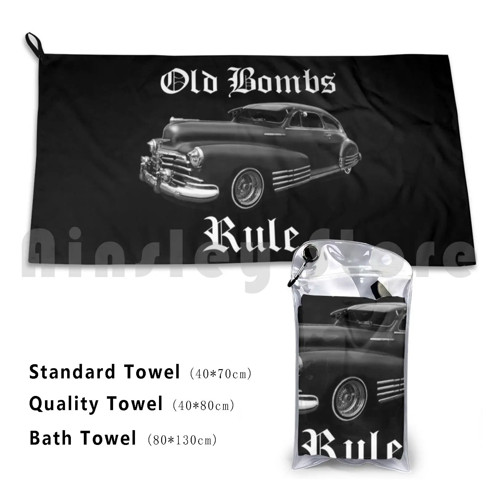 Lowrider Chevy Fleetline Bomb Custom Towel Bath Towel Chevy Fleetline Chevy Belair Lowrider Lowrider Bomb