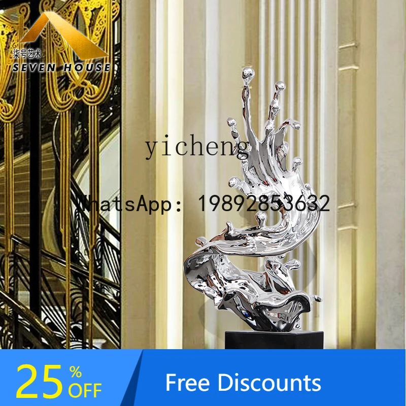 

Abstract Sculpture Ornament Decoration Hotel Lobby Living Room Floor Artwork for Sales Office