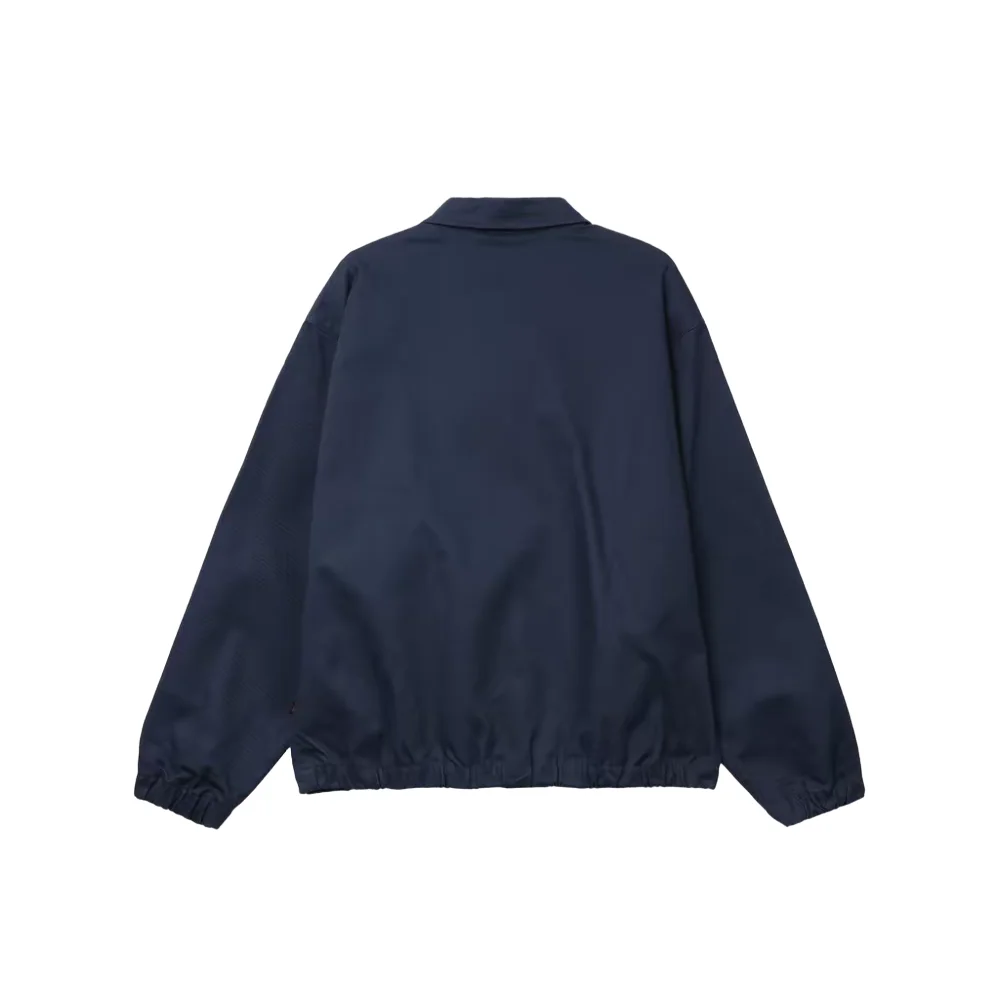 Nike SB Men's Woven Twill Skate Jacket – Solid-Color, Stylish, Versatile, Durable & Comfortable, Dark Navy FQ0407-410