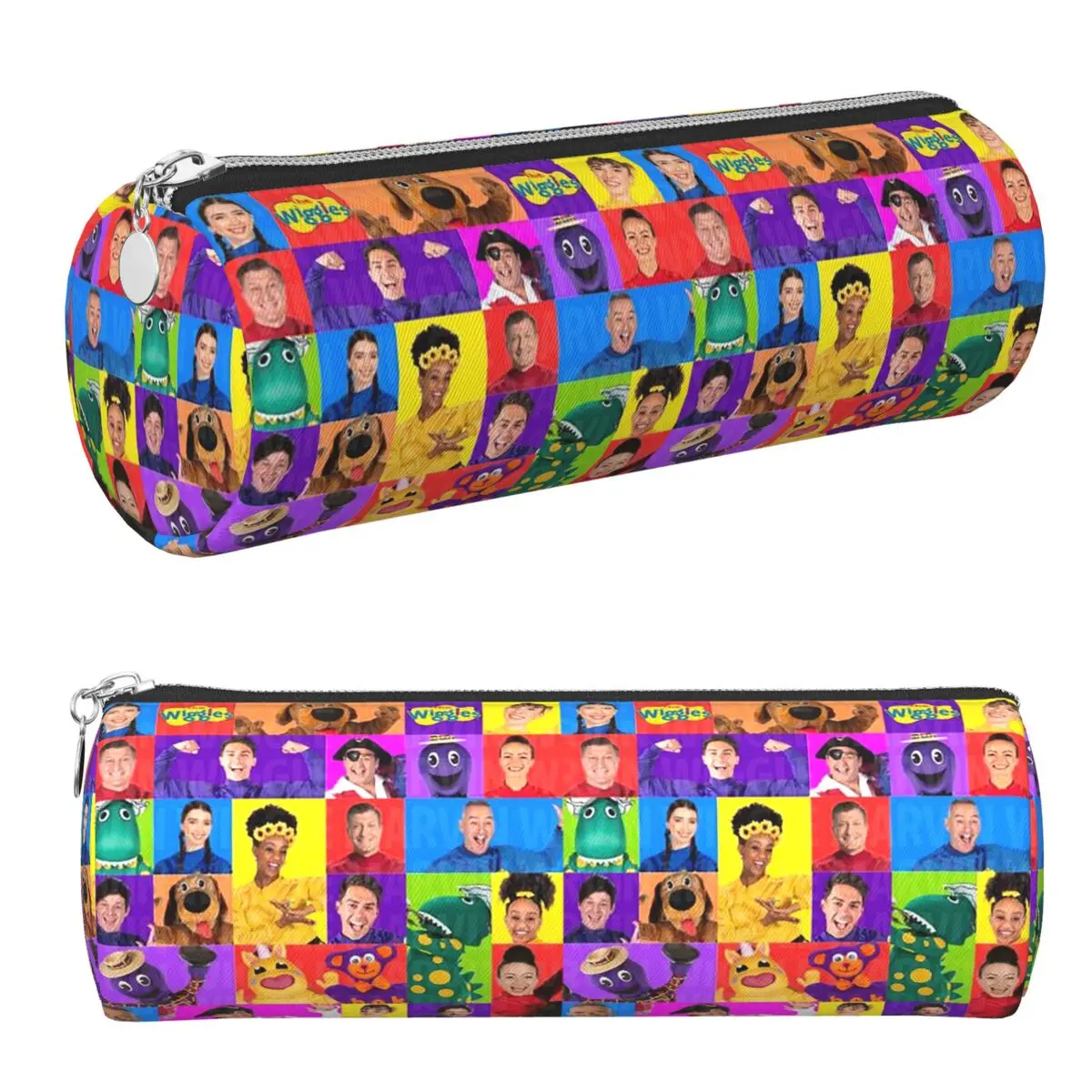 The Wiggles Tv Show Music Band Pencil Cases Pen Holder Cylinder Pen Box Pencil Bag for Boy Girl School