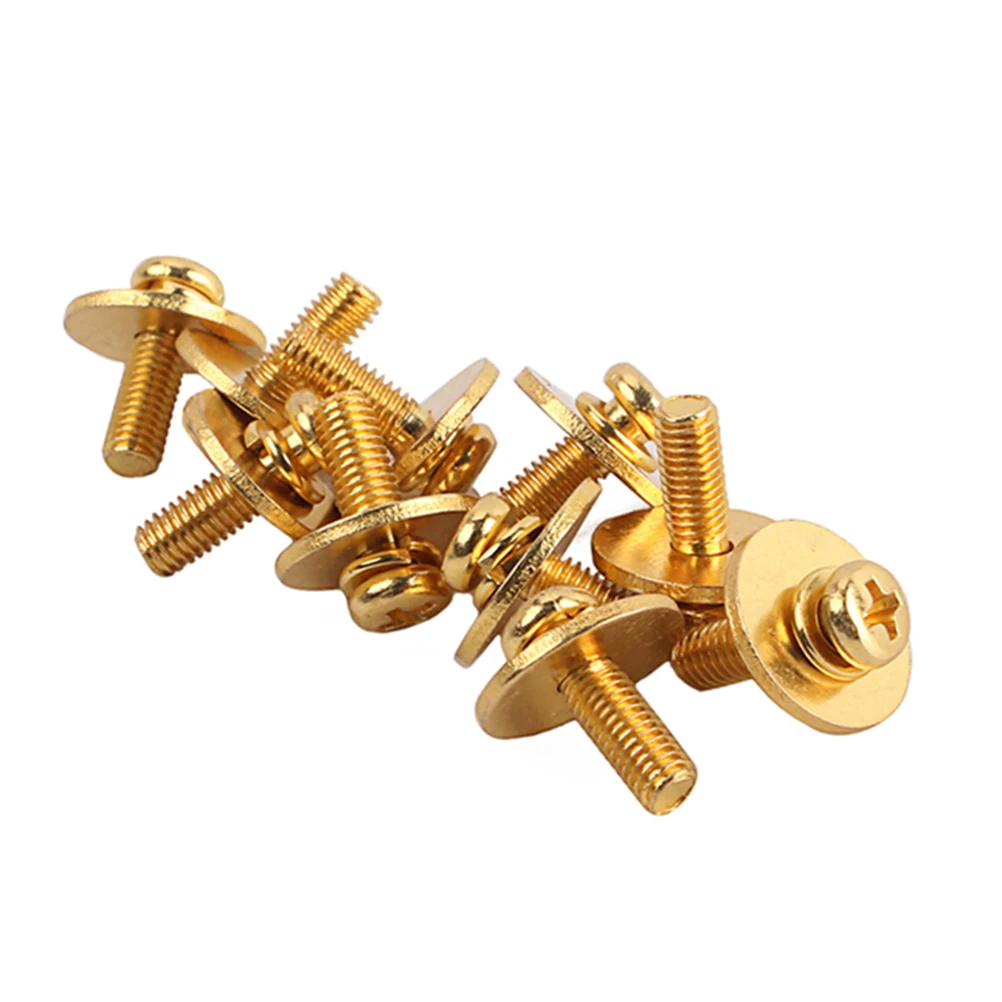 

10 Pcs Drum Rack Accessories Screws Lug Locks Mounting Parts with Washers Ear Kit