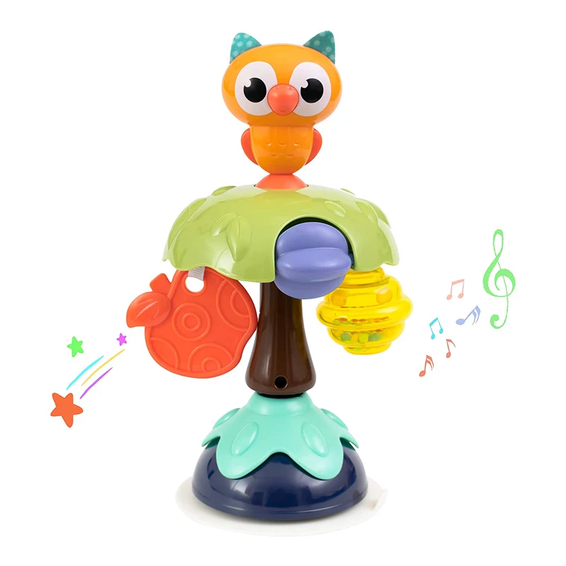 

Baby High Chair Toys With Suction Cups Infants Sensory Toy Newborn Gift for 6 9 12 18 24 Months Boys Girls Rattles Toys