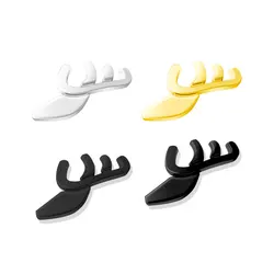 Car 3D Metal Emblem Fender Rear Trunk Body Badge Sticker For SAAB Hirsch Logo Aero Buick 93 95 97 99 900 9000 Accessories