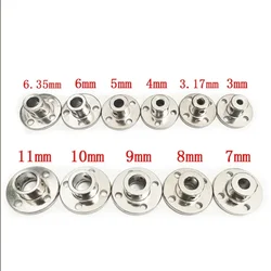 3mm 3.17mm 4mm 5mm 6mm 6.35mm 7mm 8mm 10mm 11mm 12mm Rigid Flange Coupling Motor Guide Shaft Coupler Motor Support Connector
