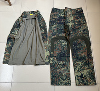 Outdoor Hunting Tactical Training Suit, GEN3 Germany Camouflage Top, Tactical Pants, G3 Frog Skin Suit，GEN3 Flecktarn Set men