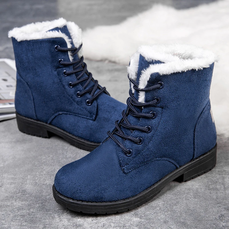 Snow Women Boots New Shoes For Women Platform Shoes Woman Fur Keep Warm Boots Ladies Soft Plush Winter Shoes Women Botas Mujer