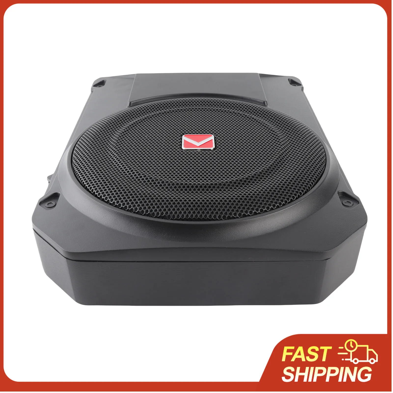 

10 Inch Active Subwoofer Excellent Heat Dissipation 2.5 Ohms Anti Rust Powerful 800W Under Seat Subwoofer for Car Sound System