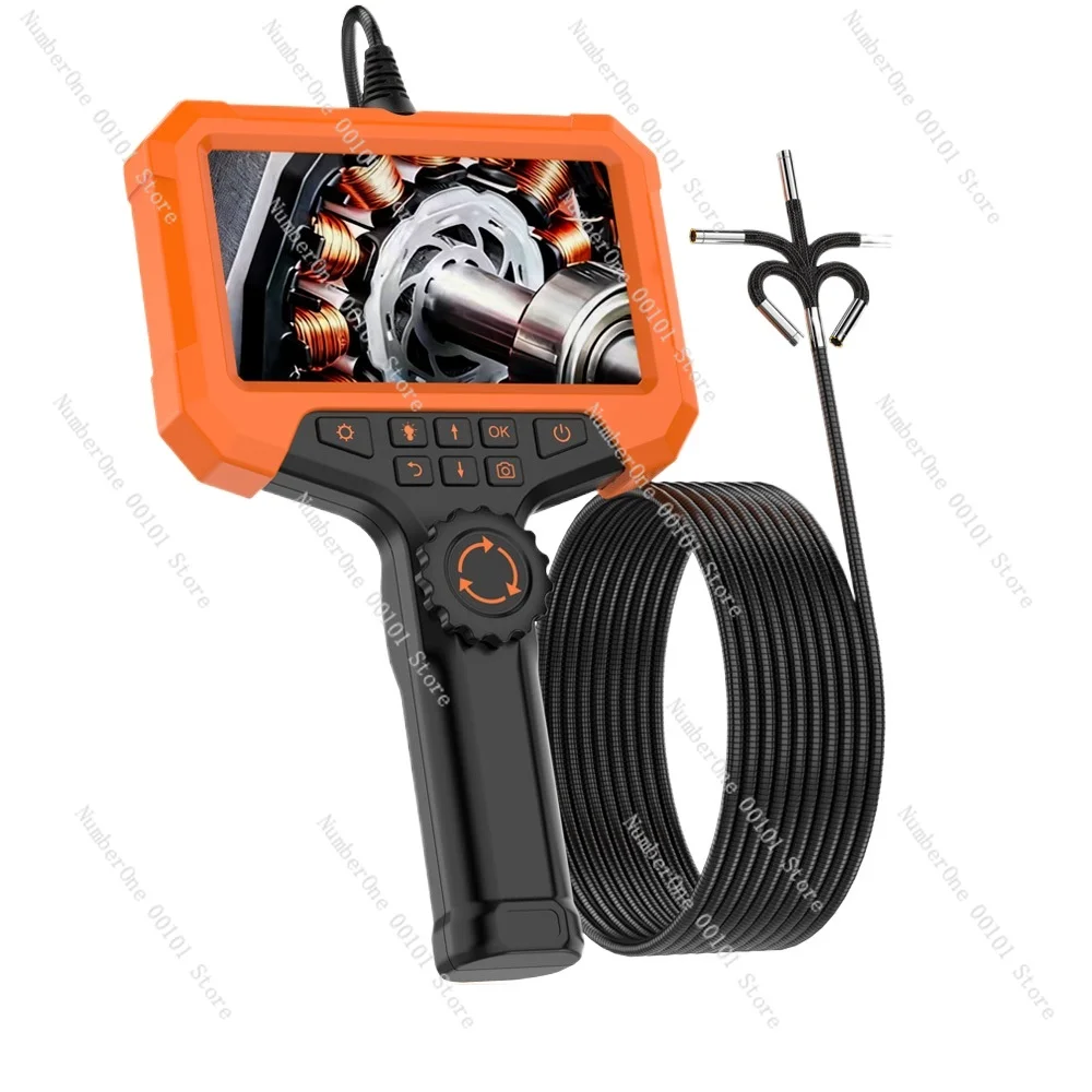7 Inch 360 Degree Rotation Industrial Endoscope HD Inspection Borescope