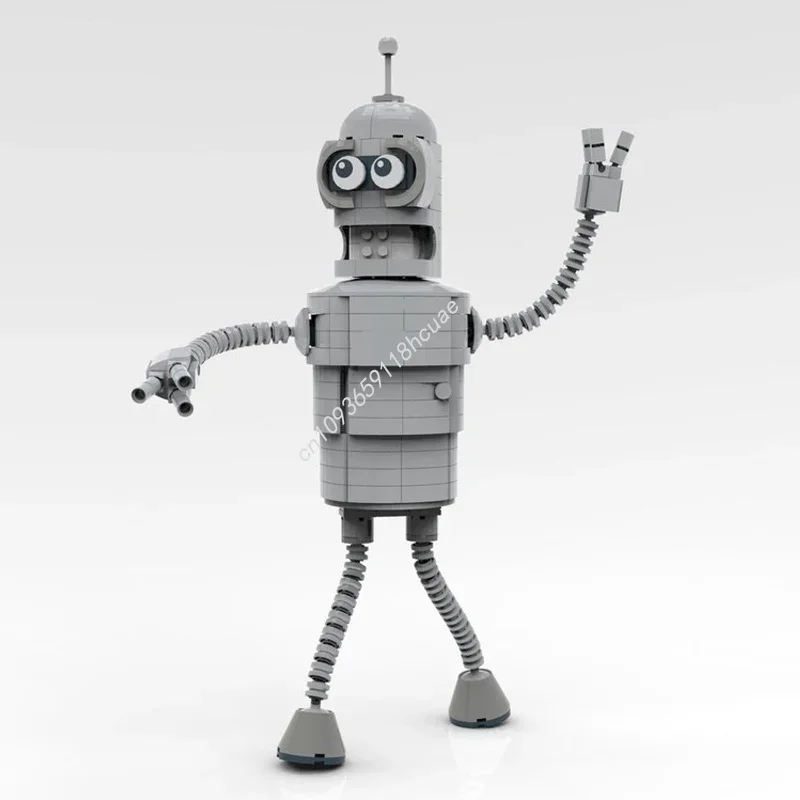 562pcs MOC BENDER Futurama Robot Model Bouwstenen Kerstcadeaus Architectuur Speelgoed Monteren Creatief Idee Baksteen Verjaardag