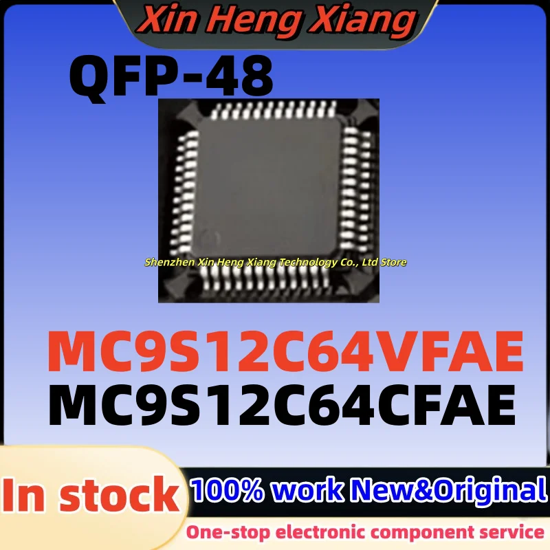 

1PCS 100%New MC9S12C64 MC9S12C64VFAE MC9S12C64CFAE MC9S12 C64CFAE QFP-48