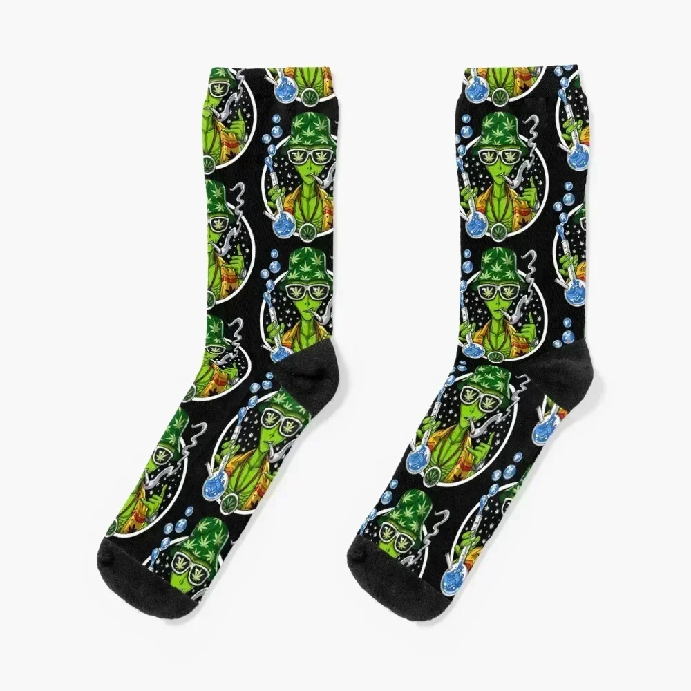 

Weed Alien Stoner Socks Stockings golf new in's hockey Designer Man Socks Women's basketball gifts new year Ladies Socks Men's