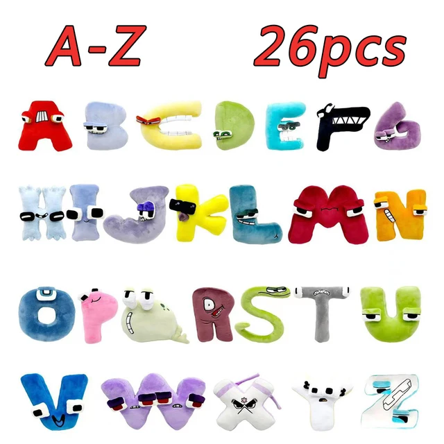 

New 26PCS Alphabet Lore But are Plush Toy Stuffed Animal Plushie Doll Toys Gift for Kids Children Christmas Gift Toy 26 Letter