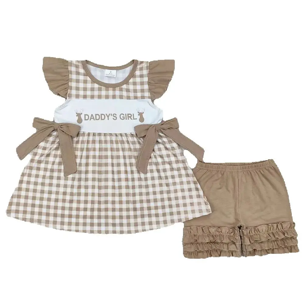 Toddle Baby Girl Mallard Duck Top Matching Summer Shorts Clothes Fashio Children's Summer Clothing
