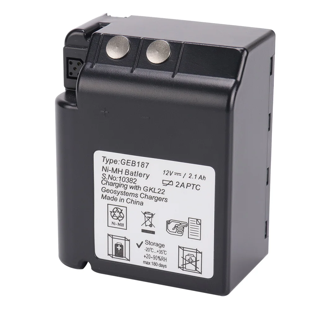 New GEB187 NiMH Battery For Swiss Style TPS / TC Total Stations