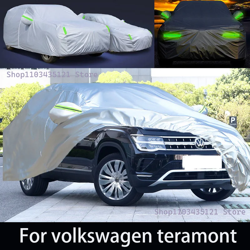 

For volkswagen teramont Outdoor Protection Full Car Covers Snow Cover Sunshade Waterproof Dustproof Exterior Car accessories