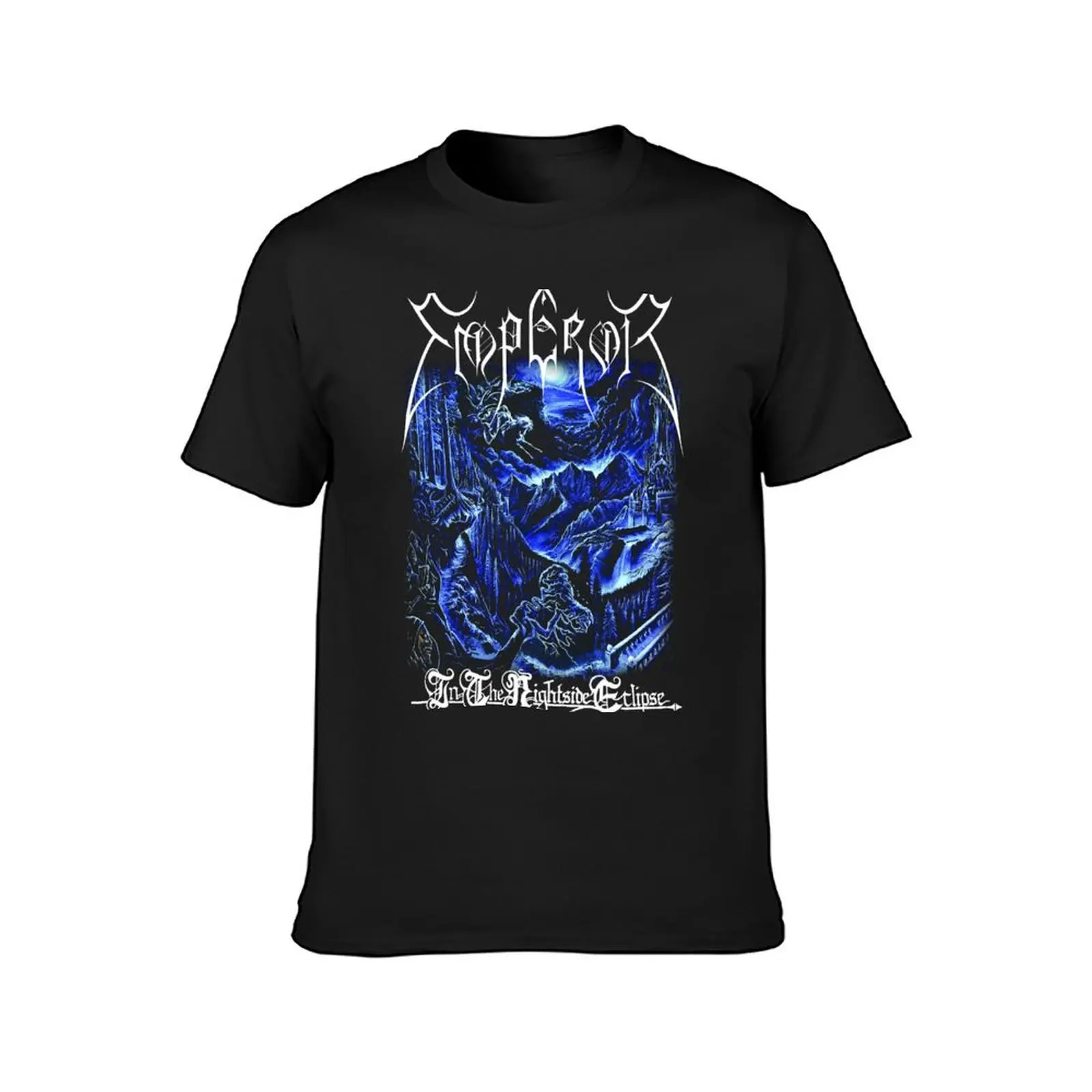 In The Nightside Eclipse by Emperor - Classic Old School Black Metal T-Shirt plus size tops men clothing