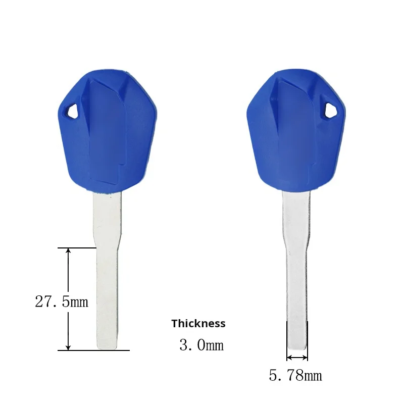 KTM motorcycle key, suitable for: KTM Duke 200/250/390/690/RC125 motorcycle key embryo (can be placed anti-theft chip).