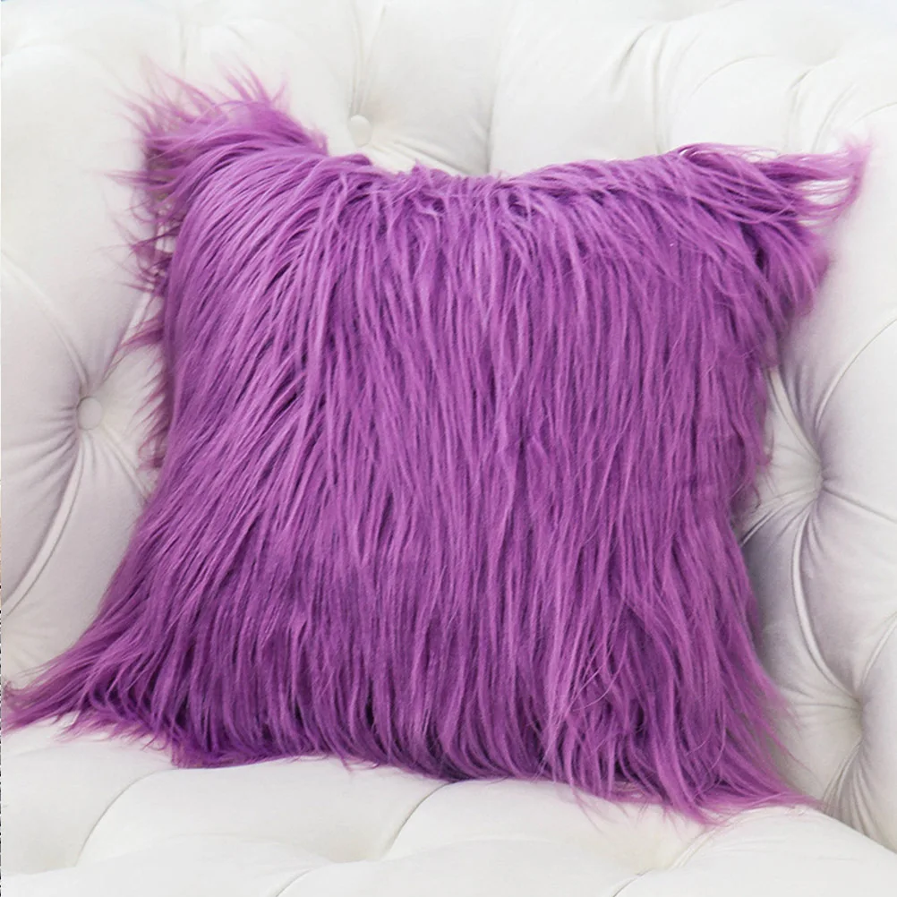 1 قطعة 45x45 سنتيمتر الصوف المخدة لينة مريحة عناق العجاف مناسبة لديكور المنزل لا الأساسية المخدة