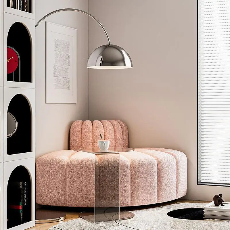 أريكة قماشية كاجوال ذات زاوية وحدات واحدة #4