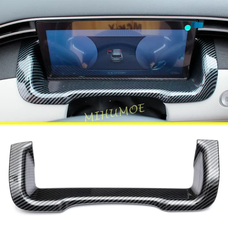 Interieur dashboard instrumentenpaneel afwerkingen van carbon fiber voor Hyundai Tucson 2021, 2022, 2023, 2024