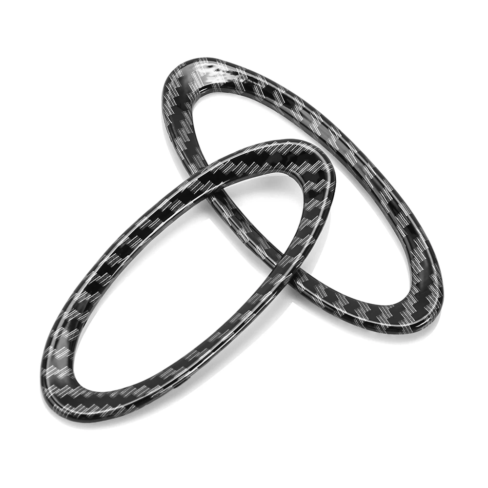 Car ABS Chrome Car Steering Wheel Decoration Ring Trim Sticker for Ford Focus 2 Fiesta Ecosport