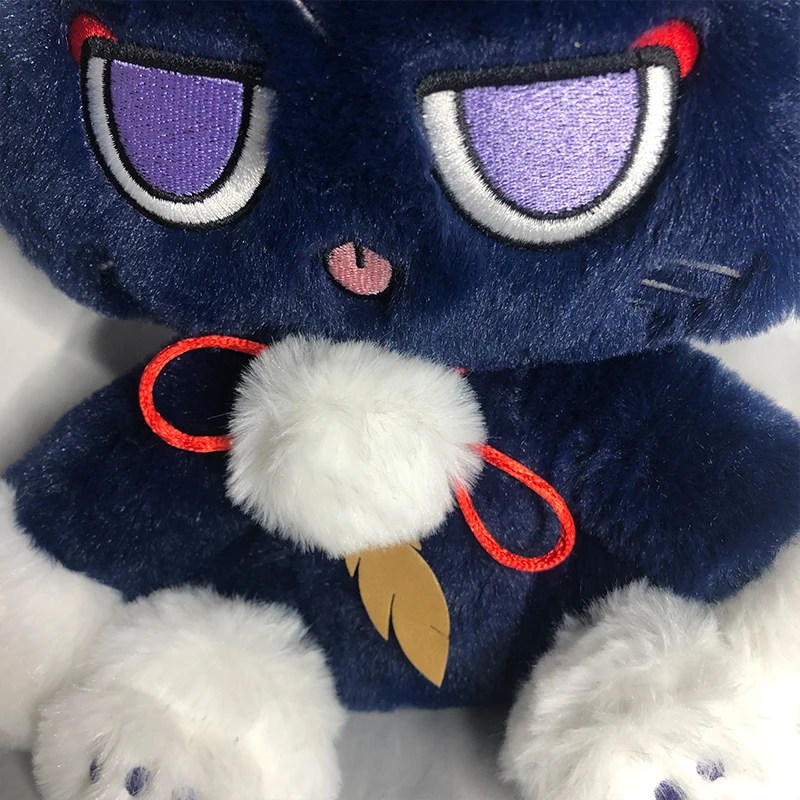 Genshin Stray Cat Doll Vagrant peluche Cry And Haw Purple Cat Doll Cute Patriotic Pop Doll Toys Gifts