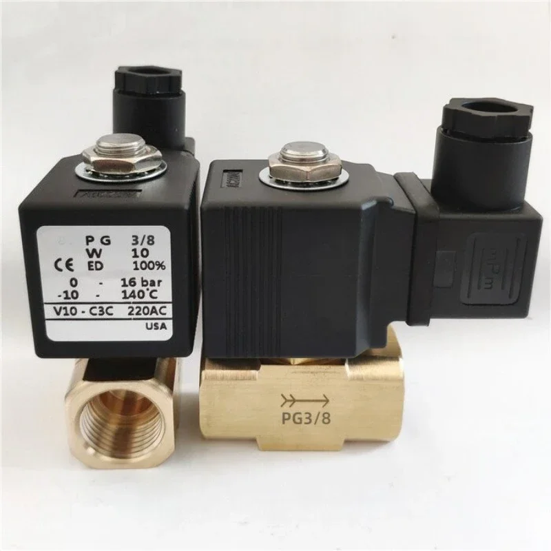 V10-C3C AC220V Large Diameter Two-way Solenoid Valve VMI PG3/8 PG1/2 Solenoid Valve for Twin screw