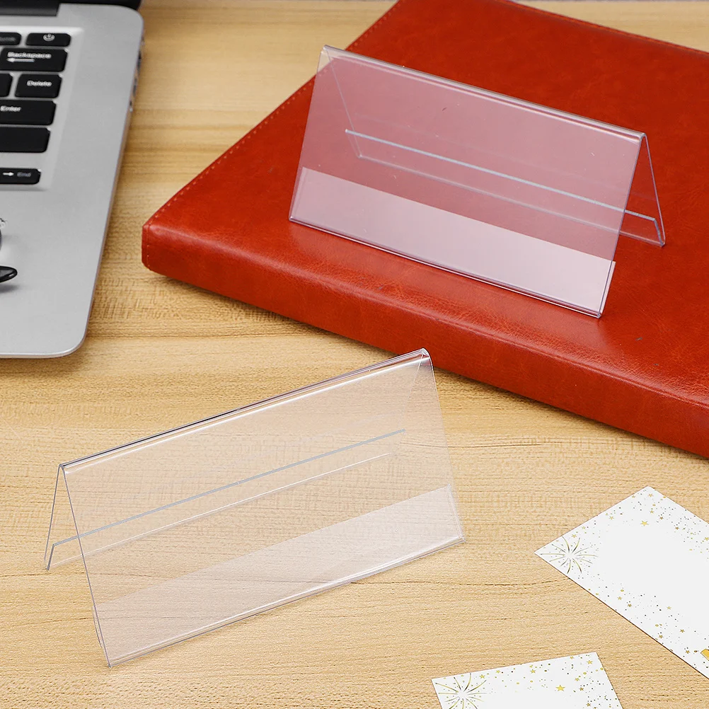 Placa de assento transparente para mesa, 8 peças, acrílico, para casamentos, eventos, reutilizáveis, porta-cartões de nome, reunião, mesa reservada, exibição de etiqueta