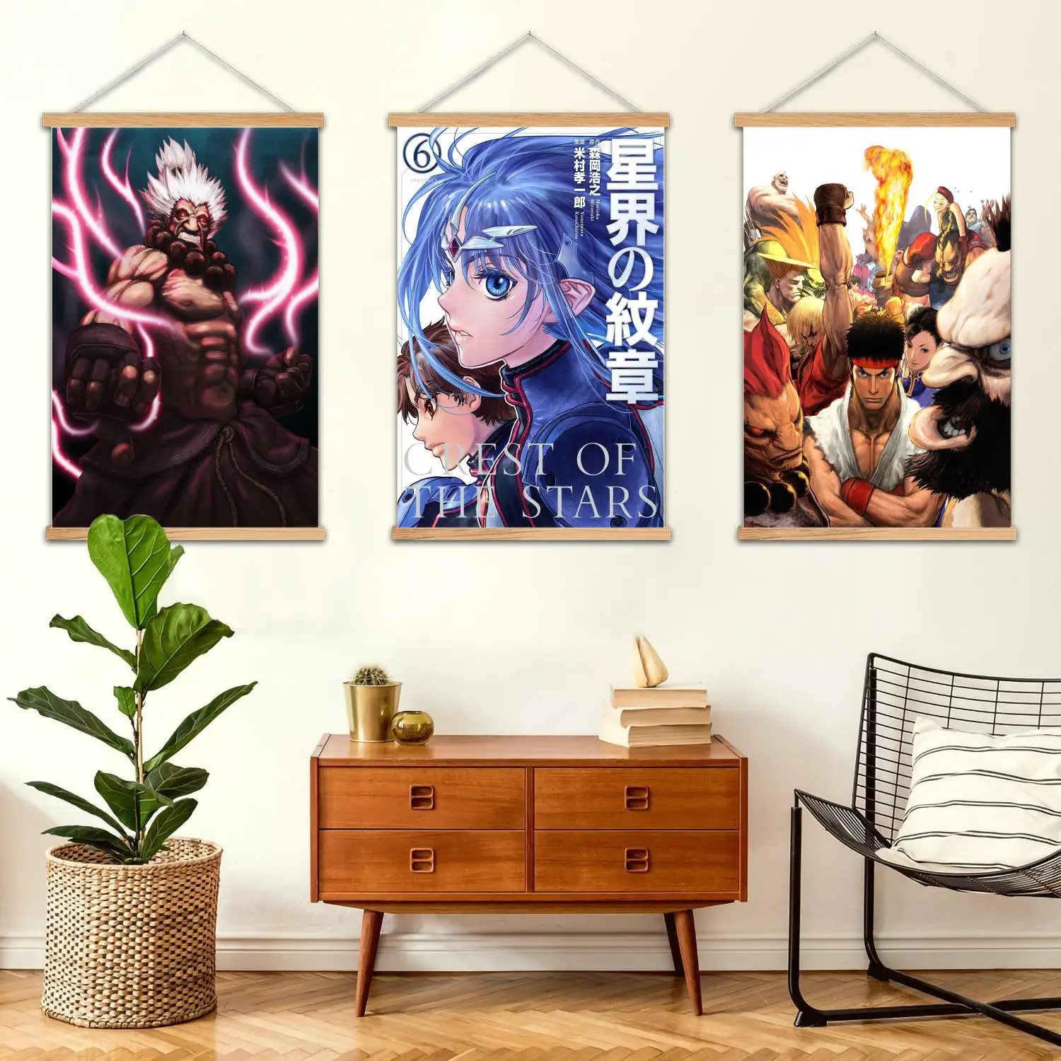 akuma  Framed Wall Painting Canvas Art Poster, Wall Art  Modern Family Bedroom Decor Posters,Decorative painting