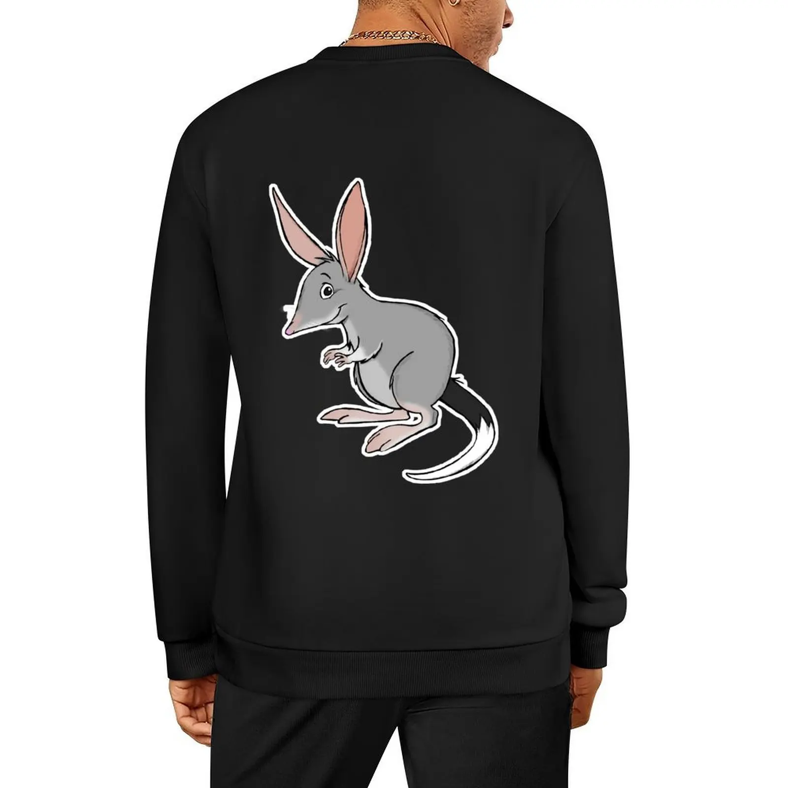 

Cute Bilby Pullover japanese style men clothes aesthetic clothing mens designer clothes hooded sweatshirt for men
