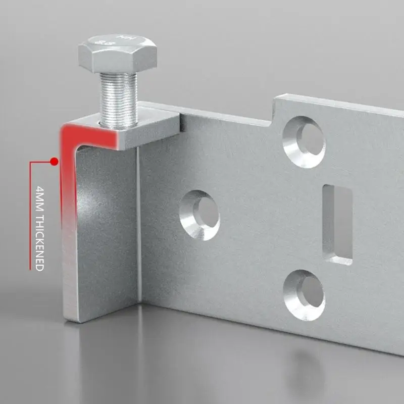  Wall Cabinet Hanging Plate Corner Bracket Rustproof Concealed Mounting Bracket Cold Rolled Steels Cabinet Hardware