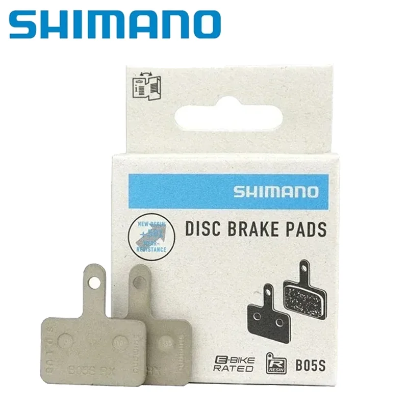 shimano B05S Brake Pads for MTB Bike DISC Brake Pad Resin B05S-RX Wide Shape Fit for ALIVIO MT200 MT400 Series Original Parts