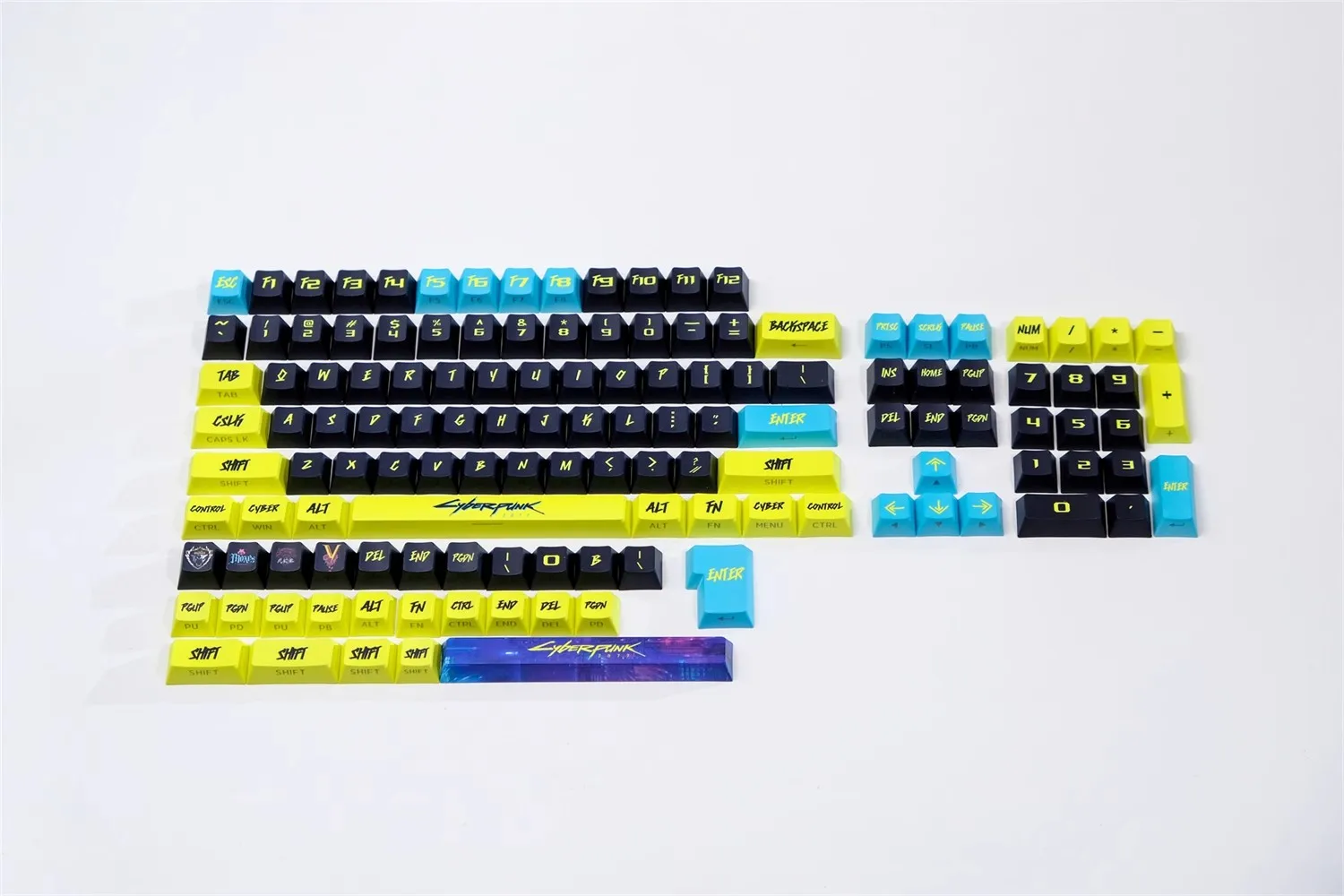 1 set wooting keycaps  Cherry Profile Key Caps suitable for MX switch mechanical keyboard