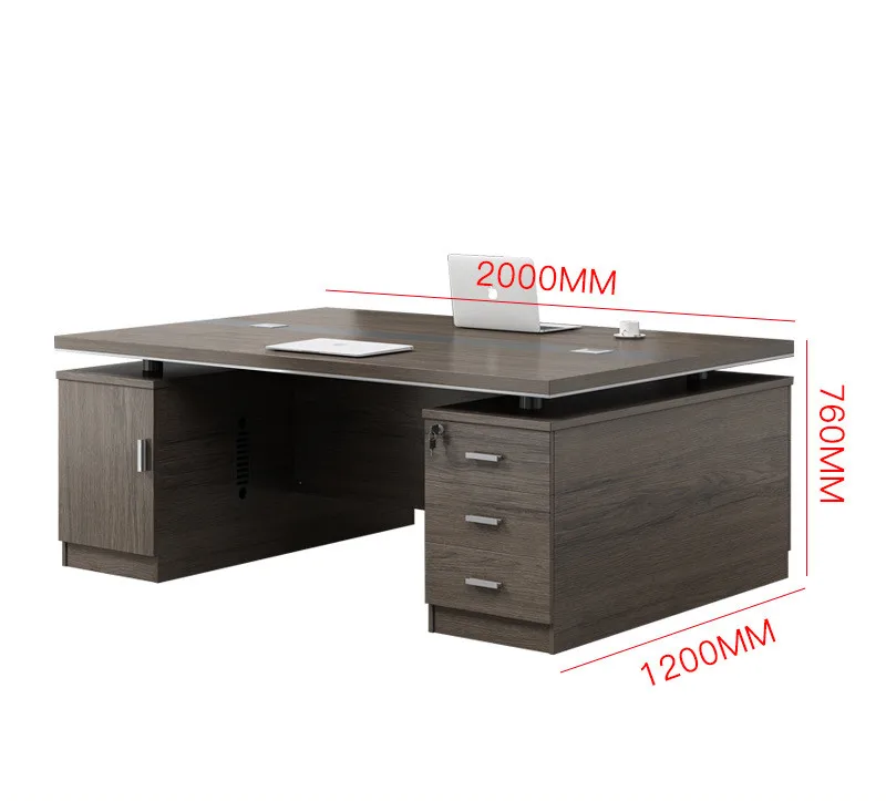 

High Quality Home Wooden Office Furniture Manager Desk Modern Computer Ceo Luxury Executive Office Desk With Drawer
