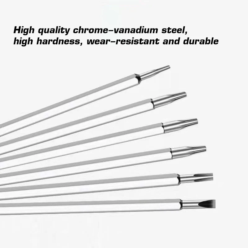PROSTORMER-destornillador multifunción 6 en 1, herramienta manual de seguridad a prueba de manipulaciones, de acero al cromo vanadio CR-V, broca magnética, Torx hexagonal