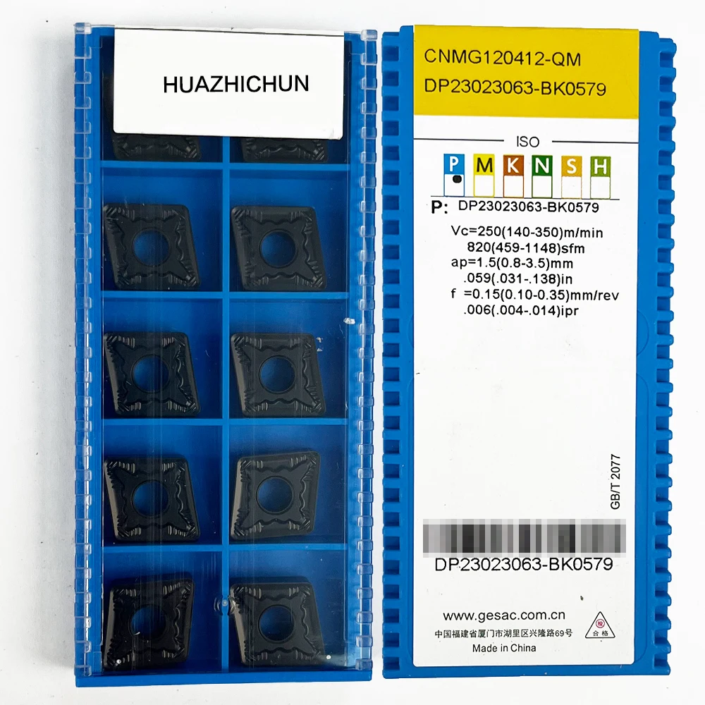 

HUAZHICHUN CNMG120412-QM GP1105 CNC Carbide Inserts For Stainless Steel